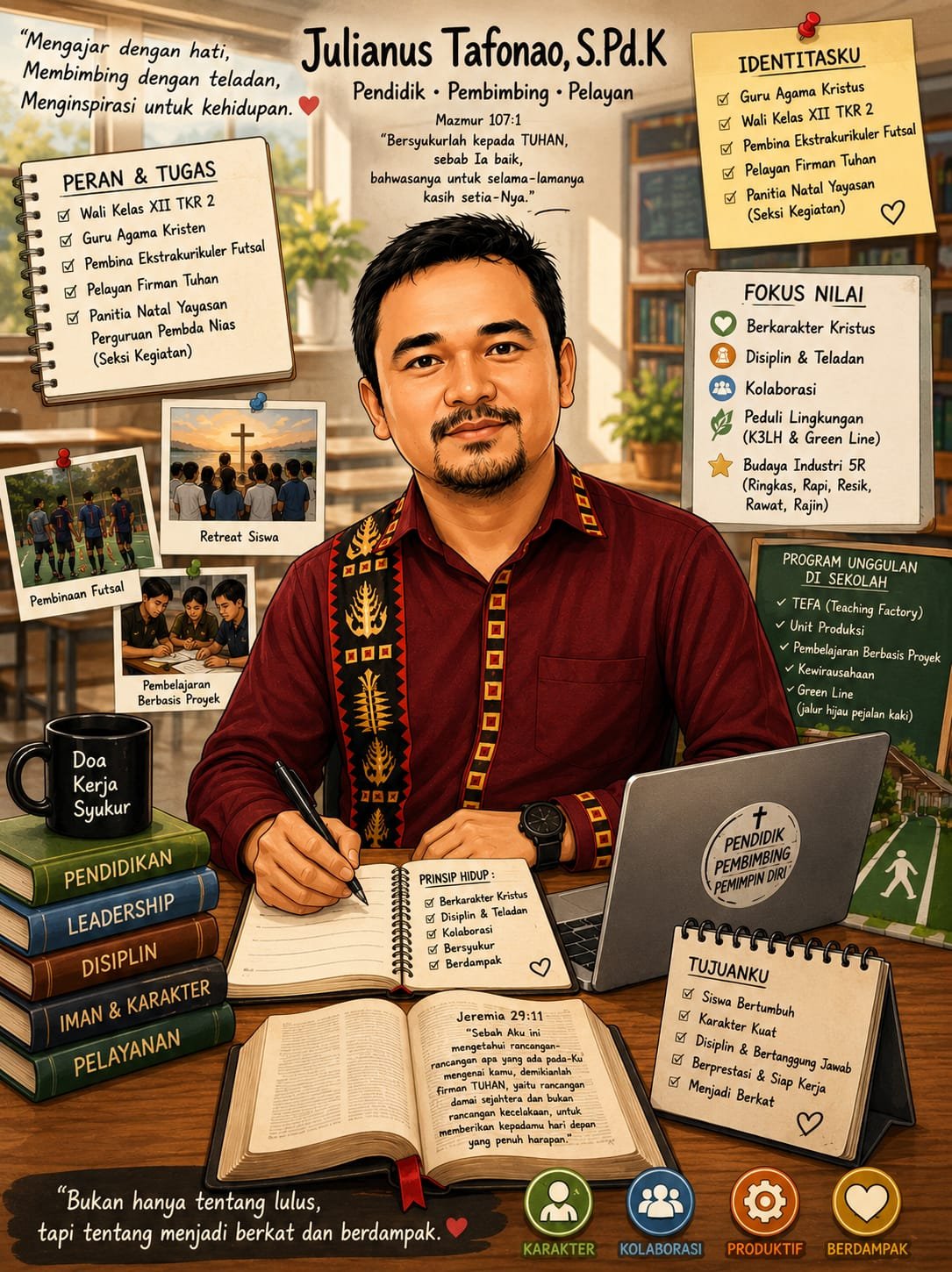 Julianus Tafonao, S.Pd.K